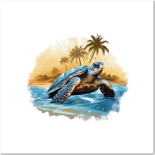 Green Sea Turtle Posters and Art